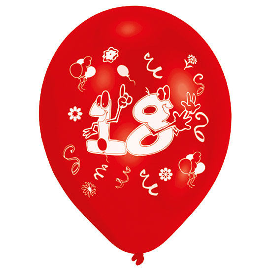 Geburtstag Ballons 18.