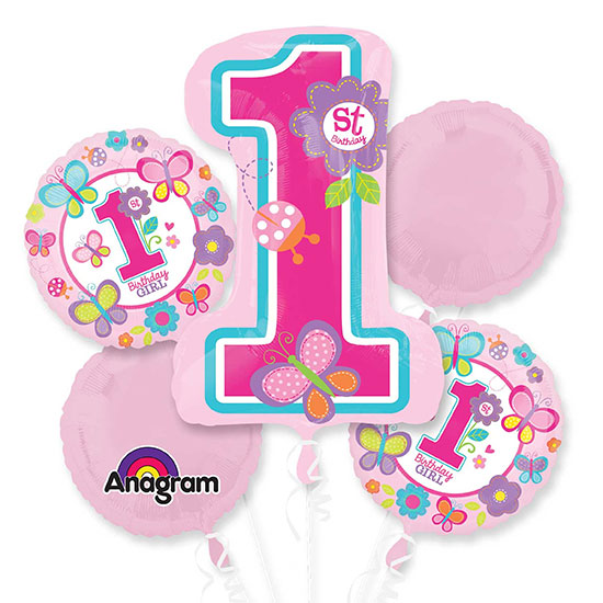 Geburtstag Ballons erster Mädchen