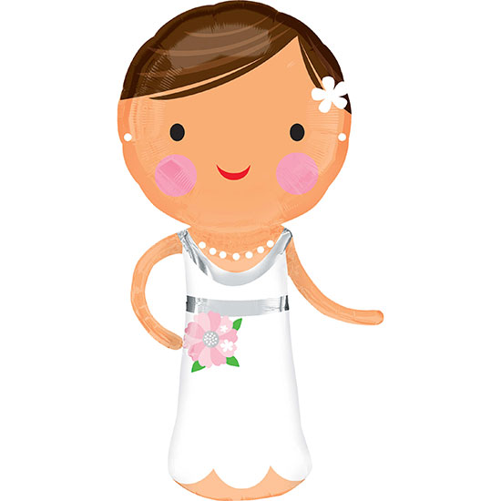 Liebe Hochzeit Ballon Braut