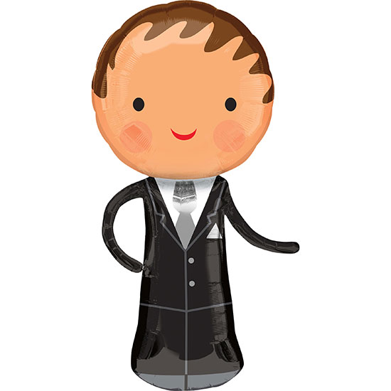 Liebe Hochzeit Ballon Bräutigam